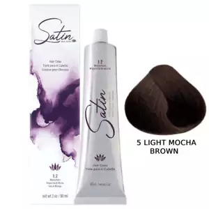 Satin Hair Color 3 oz - 5 Light Mocha Brown - Picture 1 of 2