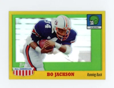 C539 BO JACKSON 2005 TOPPS ALL AMERICAN GOLD REFRACTOR 48/55 AUBURN RARE SP - Image 1 of 2