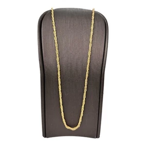 9ct 9k Yellow Gold Italian Tight Twist Chain Necklace 4.50 Grams 45cm. Brand New - Picture 1 of 7