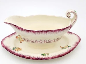 Wedgwood Etruria Gravy Boat Early Antique AK8075 - Picture 1 of 17