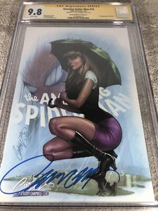 Amazing Spider Man 14 CGC SS 9.8 Campbell Gwen Stacy Ed J Variant 3/19 - Picture 1 of 4