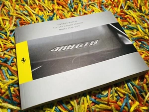 ๐ฎ๐น 2017 FERRARI 488 GTB OWNERS MANUAL ONLY 488GTB 660hp 3.9L V8 (OeM BOOK) - Picture 1 of 5
