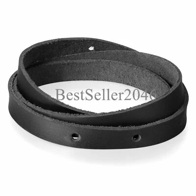 Multilayer Wrap Leather Belt Strap Wristband Bracelet Adjustable Men's Women's - Imagem 1 de 2