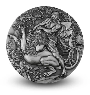 2023 SAMSON: 5 Dollar 2 oz Silbermünze Niue - Bild 1 von 4