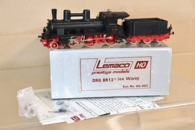Lemaco HO-002 Dr DRG Noir 4-4-0 Classe Br 13 1711 Locomotive Mint Emballé Ne Foto 1 de 4