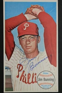 Jim Bunning (d.2017) HOF 1964 Topps Giant #10 Autographed Signed Jumbo Card  - Picture 1 of 4