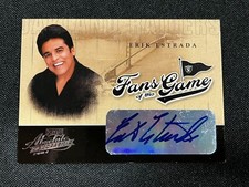 2004 Playoff Absolute Fans of the Game Erik Estrada 234 FG1 autograph card AA