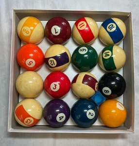 Belgium Aramith Continental Billiard Pool Balls Full Set 2 1/4" - Picture 1 of 7