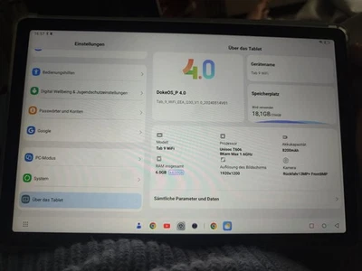 Blackview Tab 9 WiFi Android 14 Tablet 11 Zoll 18GB+256GB 8200mAh 5G WiFi BT5.0 - Bild 1 von 4