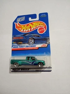 1998 Hot Wheels First Editions Turquoise Customized C3500 - Picture 1 of 2