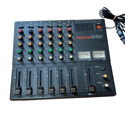 TASCAM M-06ST 6 Channel Mixer Operation Tested w/Adapter - Image 1 of 4