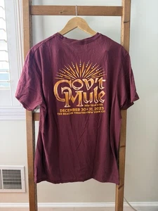 GOV’T MULE - NEW YEAR’S EVE 2023 NYC BEACON THEATRE 2 Sided T-Shirt - L - Bild 1 von 2