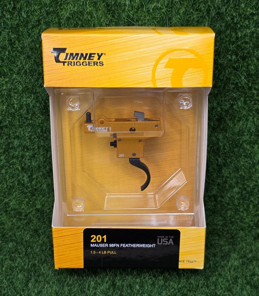 Timney Triggers MAUSER FEATHERWEIGHT 98FM FM-98 Curved Trigger - 201 - Image 1 of 4