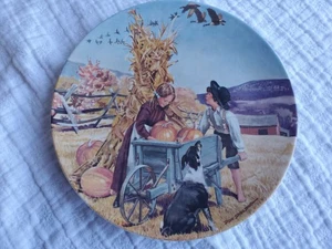 Knowles Thanksgiving Collector Plate Americana Holidays Vtg 1979 Don Spaulding - Picture 1 of 5