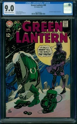 Green Lantern #68 CGC 9.0 CR/OW - Image 1 of 2