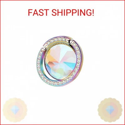 lenoup Iridescent Glitter Bling Bling Phone Ring Holder,Sparkle Phone Ring Artif - Image 1 of 2
