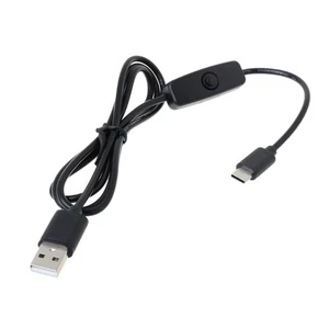 USB Extension Cable with Switch Power Supply Cable for USB Headset LED Strip - Afbeelding 1 van 8
