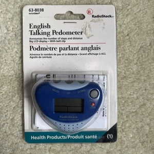 Selten neu verpackt Radioshack/Tandy - Englisch sprechender Schrittzähler - 63-8038 InterTan - Bild 1 von 2
