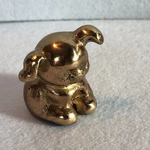 Vintage Bucki Carbon’s Messing Hund Figur/ Briefbeschwerer - Bild 1 von 9