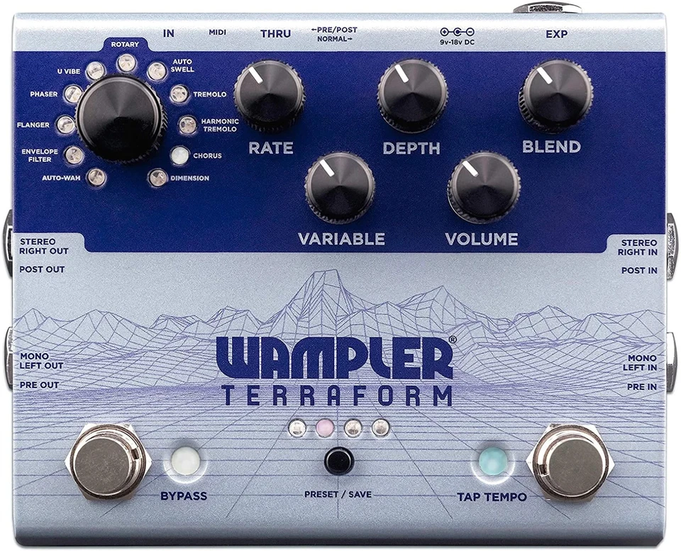 Pedales Wampler Dream Series Terraform Modulación Multi Efectos Pedal Foto 1 de 1