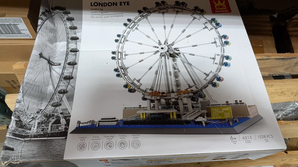 Wange London Eye Architecture Building Set 1528 PCS Ferris Wheel Blocks - Image 1 of 1