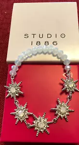 Bracciale Natalizio Elasticizzato Notte Stellata 2021 Avon Studio 1886 Nuovo Con Scatola - Foto 1 di 2