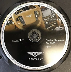 2004 BENTLEY NAVIGATION CD-ROM 3W0919884AJ BENTLEY NAVIGATION SPAIN. #BE-01 - Picture 1 of 3