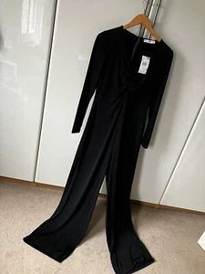 Ladies Black Pomba Jumpsuit By MANGO. Size M. BNWT - Picture 1 of 12