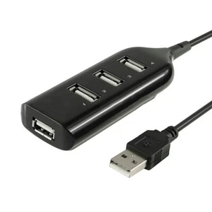 HUB USB 2.0 externo de 4 puertos de EE. UU. con cable para portátil PC - Imagen 1 de 4