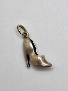 Chaussures aiguilles vintage années 1960 argent sterling talon haut charme