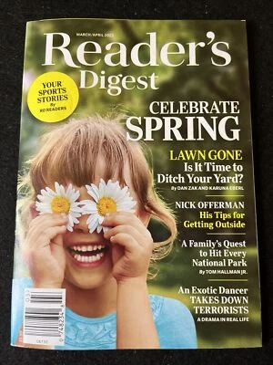 READER'S DIGEST Magazine March - April 2023 Celebrate Spring New - Image 1 of 4