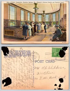 De colección {tarjeta postal - Dispensario Salón de las Aguas, Excelsior Springs, Missouri - Imagen 1 de 1