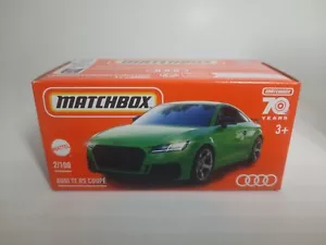 Matchbox 2024 Mattel Audi TT RS Coupe 2/100 Box Modellino 1/64 - Foto 1 di 1
