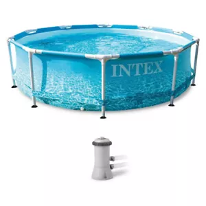 Intex Beachside Metal Frame Pool 305x76 CM With Filter 1250 L/H - Bild 1 von 5