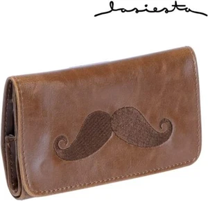 Blague à tabac LASIESTA Marron moustache - Regular courte ou Slim longue - Imagen 1 de 5