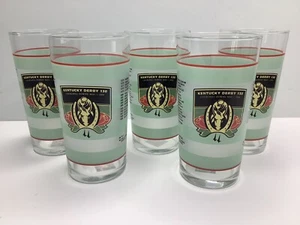 Lot OF 5 Kentucky Derby 2004 Souvenir Churchill Downs Mint Julep Glass 130th - Picture 1 of 7