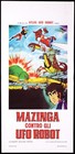 MAZINGA CONTRO GLI UFO ROBOT Goldrake Mazinga LOCANDINA ORIGINALE POSTER AFFICHE