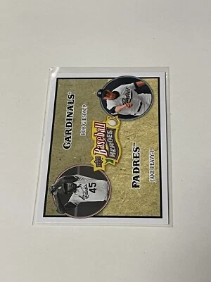 2008 Upper Deck Baseball Heroes #184 Bob Gibson/Jake Peavy  **024127 - Image 1 of 2