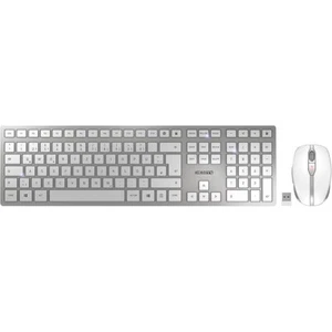 Cherry DW 9100 Slim (DE) - Desktop-Set - Tastatur-Maus-Set - silber/weiß - Bild 1 von 4