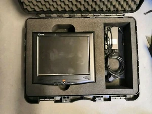 IPURE 10" PORTABLE 4:3 LCD SCREEN (VGA-BNC-S-VIDEO) BUILT-IN SPEAKERS IN FLIGHT - Picture 1 of 5