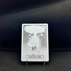 Placa de impresión negra Carl corroída Garbage Pail Kids 2015 30 aniversario 1 - Imagen 1 de 2