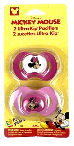 The First Years Pacifiers Ultra Kip Latex Orthodontic Vintage Mickey Mouse - Picture 1 of 2
