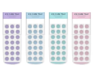 4x Trays Silicone Ice Cube Stackable Easy-Release BPA Free Cocktail Freezer Pop - Picture 1 of 5