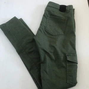 Rusty Cargo Pants Size 8 Spray On Green EUC - Picture 1 of 5