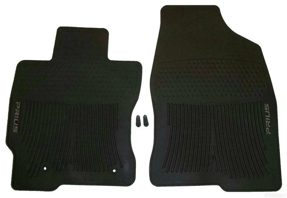Alfombrillas de goma delanteras para todo tipo de clima originales OEM OE Toyota Prius 2004-2009 Foto 1 de 1
