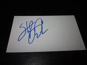 SHERYL SWOOPES AUTOGRAPHED 3X5 INDEX CARD-HOF -AIR SWOOPES - Picture 1 of 1