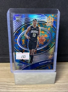 Panini Spectra 2020-21 - Asia Blue Orange Prizm #150 R.J. Hampton/49 (RC) - Imagen 1 de 2