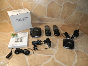 Medion MD43064 DUO DECT Telefon mit 2 Mobilteilen 2er SET mit Basis - NEU#2 - Bild 1 von 3