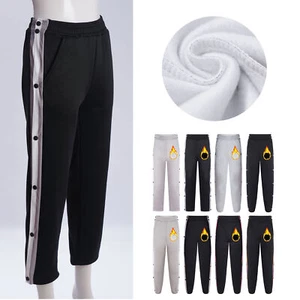 Kids Boys Trousers Stylish Sweatpants Buttons Pants Active Sportwear Hip Hop - Picture 1 of 100