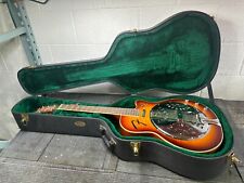 Fender Acoustic Sunburst Resonator Guitar w/ Martin Hard Case for sale